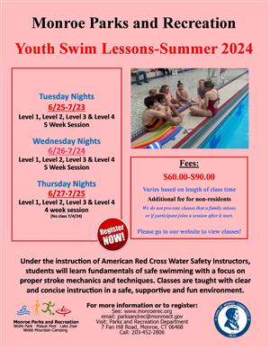 Swim Lessons Summer 2024 