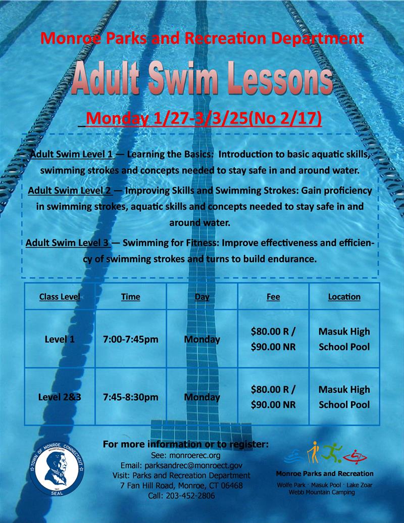 Adult Winter Swim Lessons