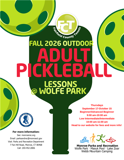 pickleball fall 2026