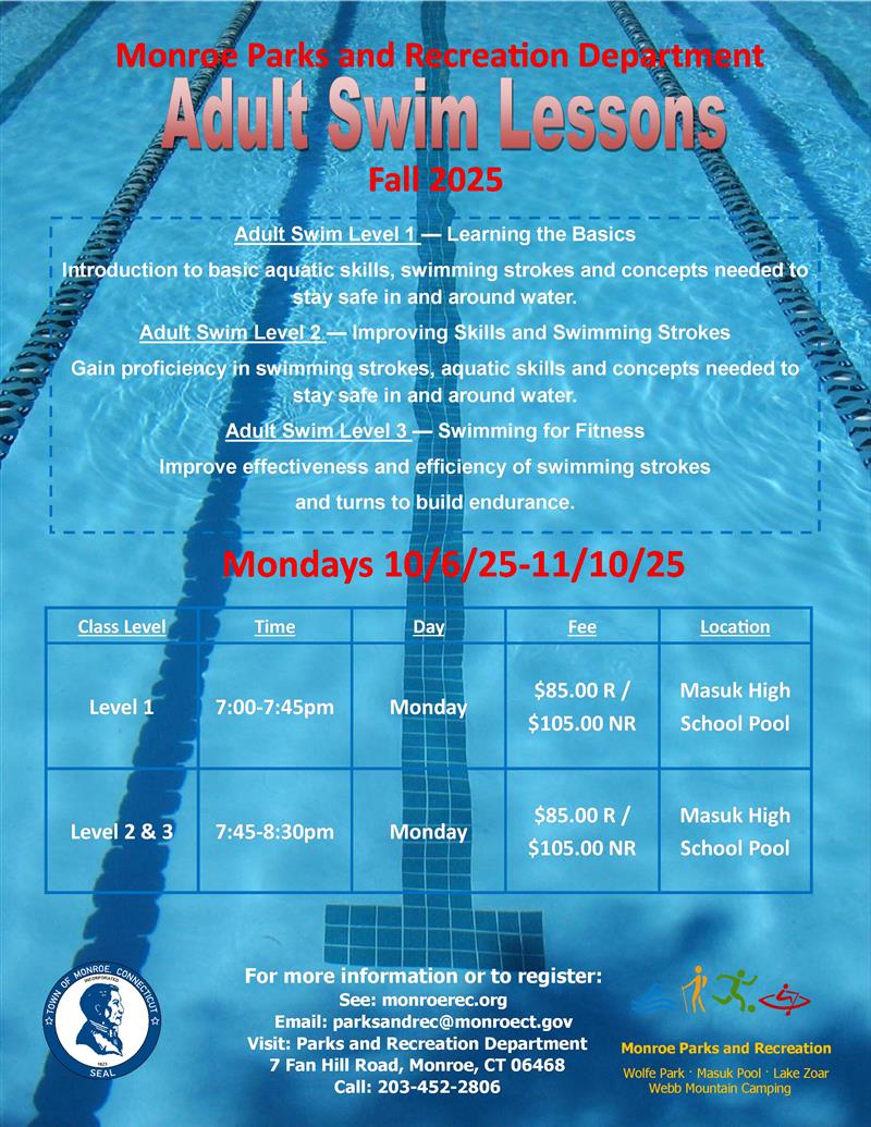 Fall 25 Adult Lessons