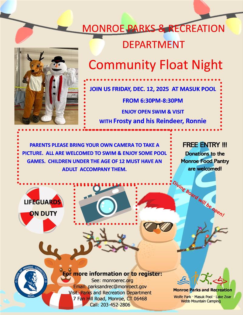 community pool night 