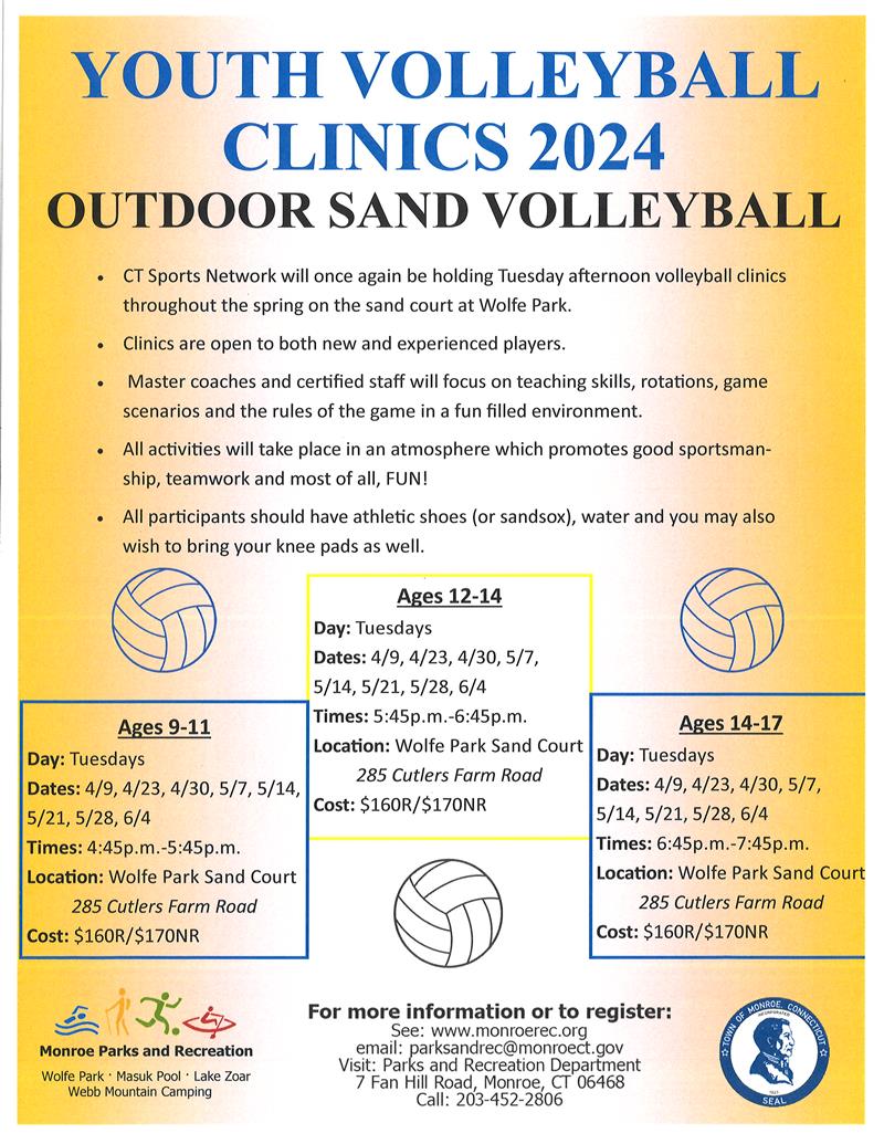 Outdoor Sand Volleyball 2024