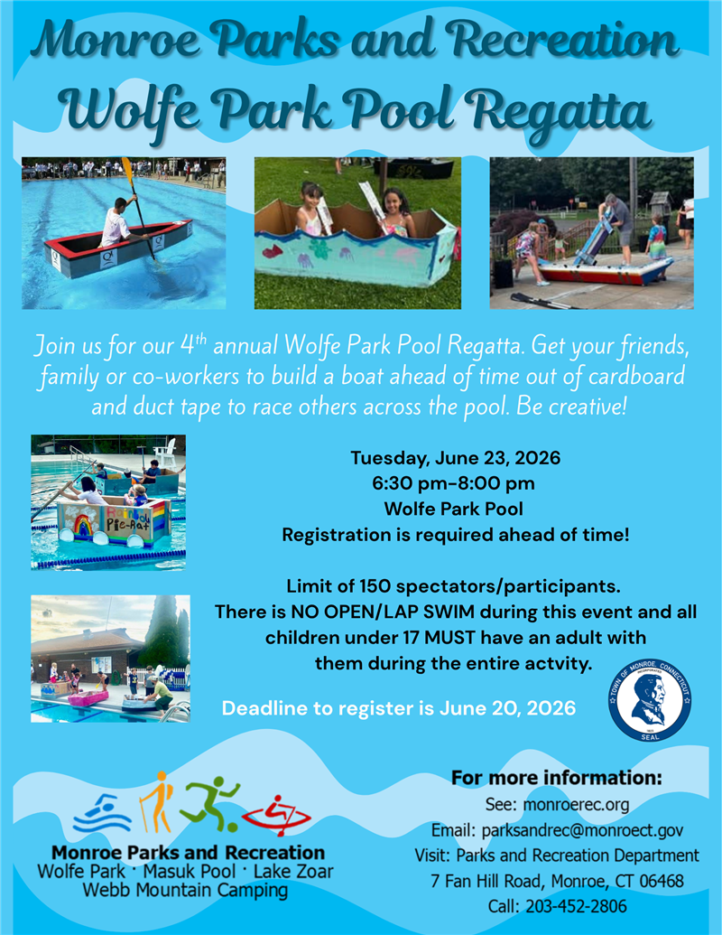 Wolfe Park Regatta 2026