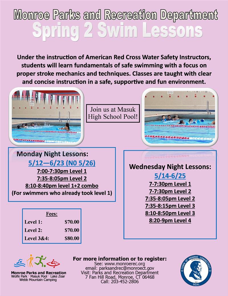 Spring 2 Swim Lessons
